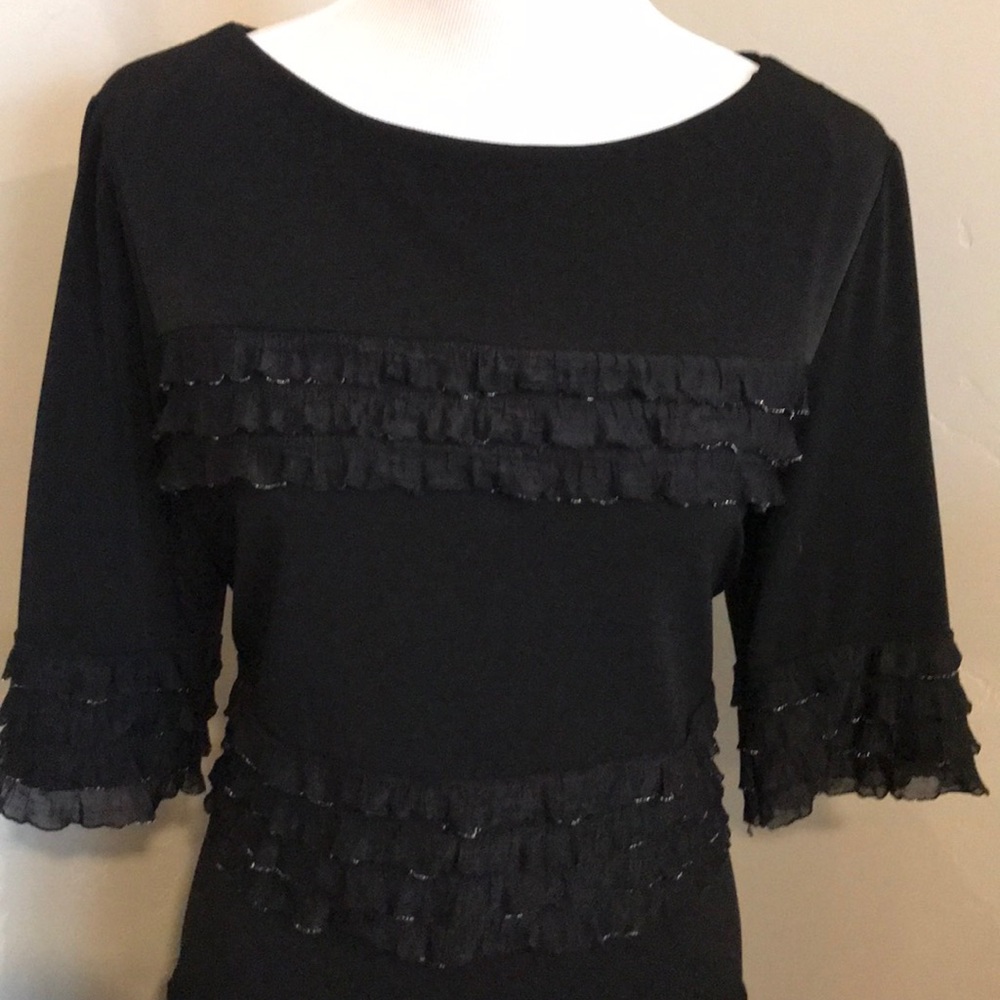 Beautiful ruffled LBD! - Picture 2 of 4